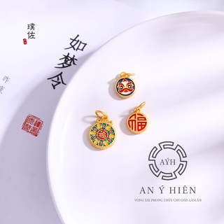 Charm Khóa lộc vàng #C214 ( An Ý Hiên)