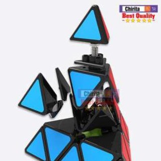 Rubik Tam Giác Viền Đen 3 Tầng Chính Hiệu JU XING TOYs Cao Cấp - Rubik Biến Thể Hình Kim Tự Tháp A107221