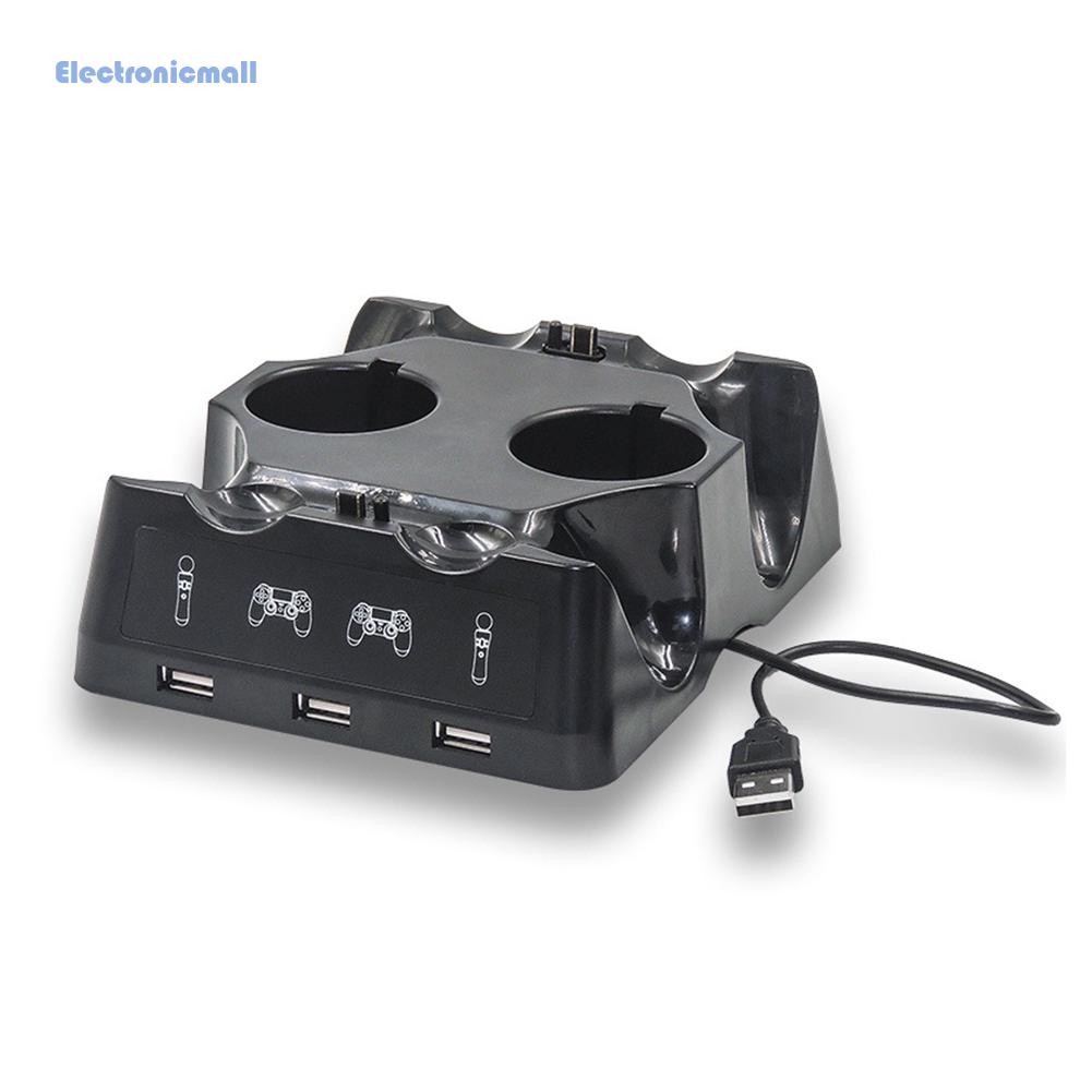 Đế Sạc 4 Trong 1 Cho Tay Cầm Chơi Game PS4+PS