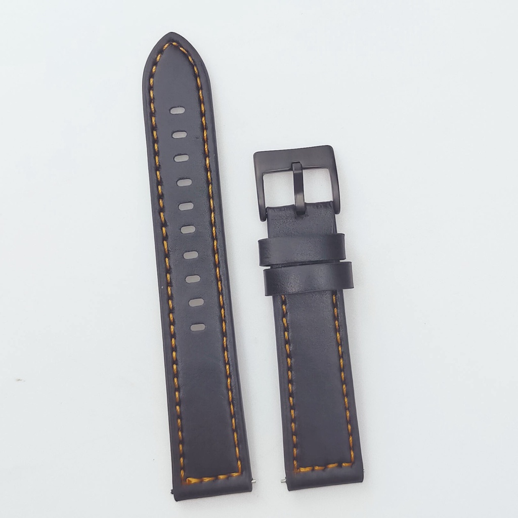 Dây đồng hồ da cho Huawei GT/GT2/GT3/Pro và các loại đồng hồ thông minh chống thấm nước BO-26  size 20 22mm