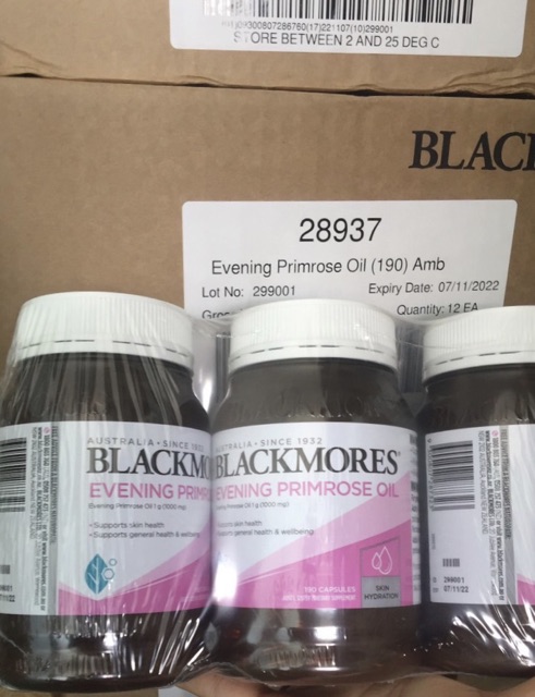 [Mẫu mới] VIÊN UỐNG TINH DẦU HOA ANH THẢO BLACKMORE EVENING PRIMROSE OIL CỦA ÚC | Thế Giới Skin Care