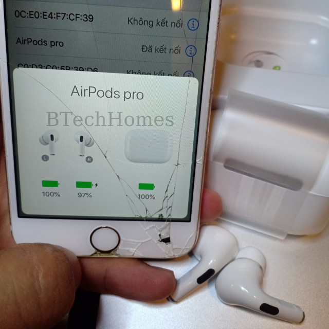 [ Tặng Bao Đựng ] Tai Nghe Không Dây AirPods Pro Tai Nghe Bluetooth AirPods Hàng Cao Cấp Chống Ồn Hiện Đại Đổi Tên