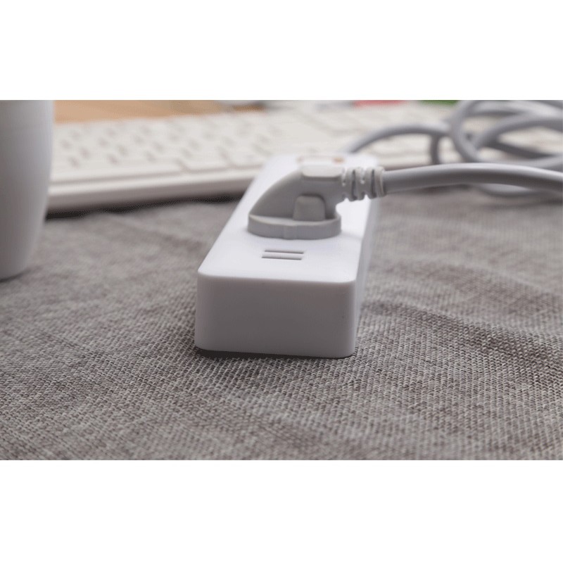 Ổ cắm điện 2 cổng USB 3 lỗ 3 chấu 2m2
