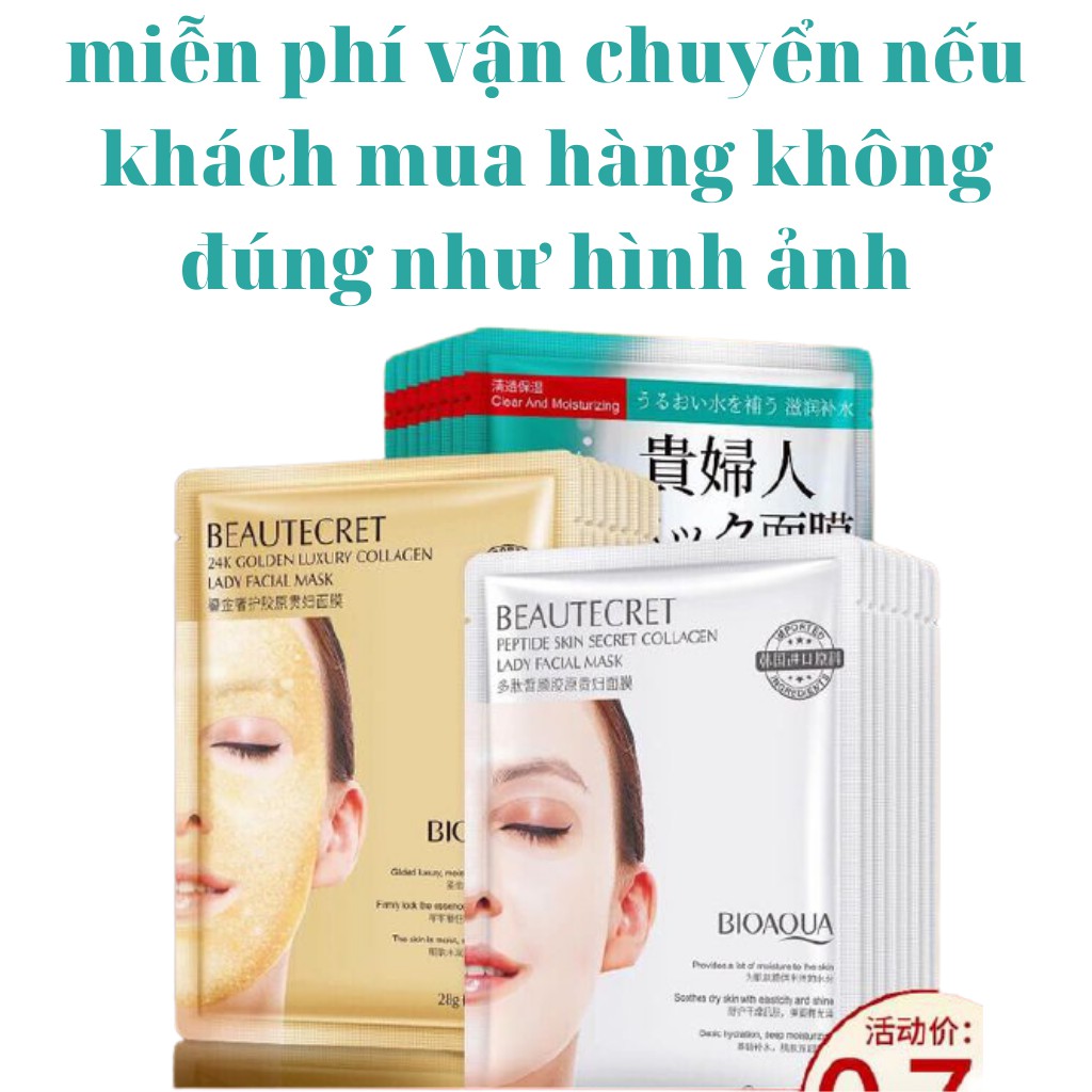 Mặt nạ thạch collagel BIOAQUA thủy tinh trong suốt mask nội địa trung dưỡng trắng sáng da giảm mụn | BigBuy360 - bigbuy360.vn