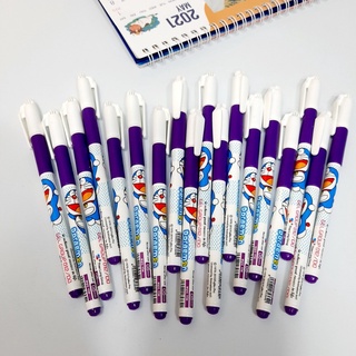 Set 10 chiếc bút gel doremon tím thiên long do-012
