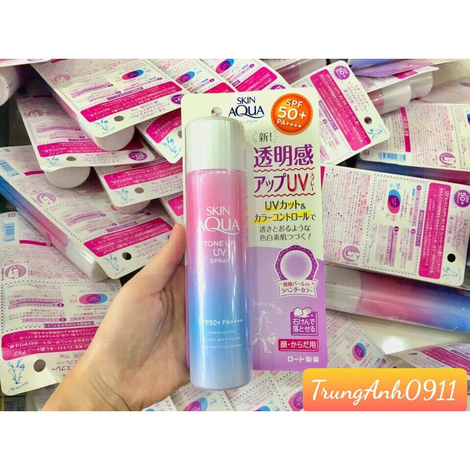 Xịt chống nắng Aqua Skin Tone Up UV Spray Nhật Bản