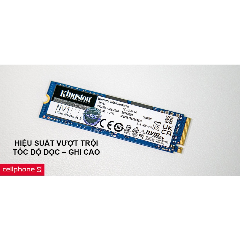 Ổ cứng SSD Kingston NV1 NVMe PCIe M.2 tốc độ 2100/1700MB/s
