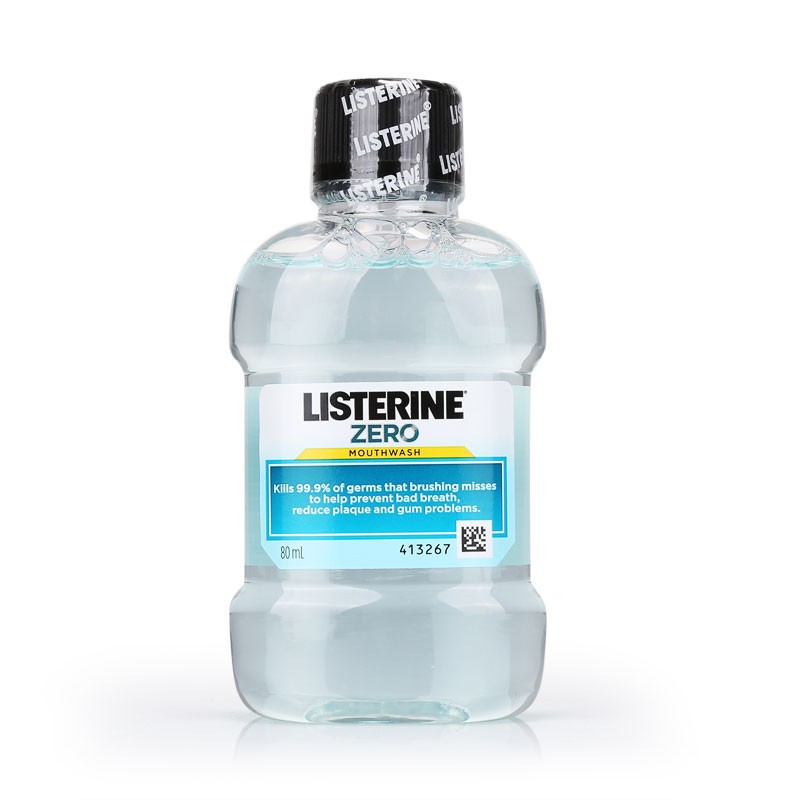 Nước Súc Miệng Listerine Zero Không Cay (80ml / Chai)