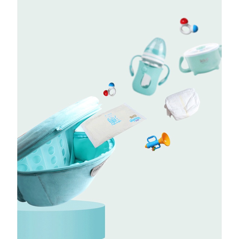 [Dòng cao cấp DIGUMI] Địu Ngồi Em Bé Chính Hãng Đai địu con đa năng 10 tư thế  an toàn tiện lợi cho Mẹ Và Bé Yêu