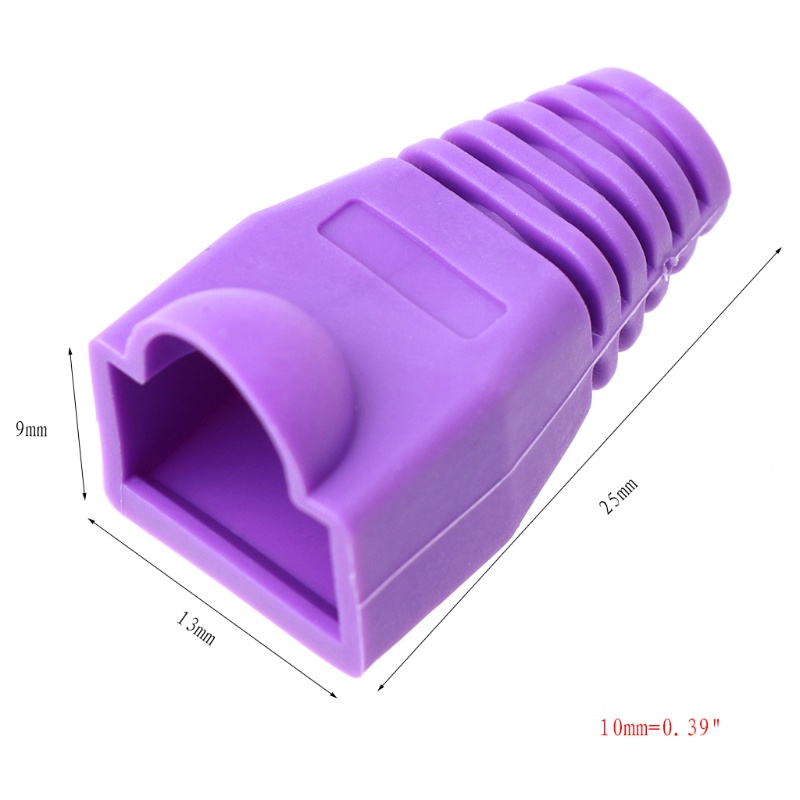 Set 10 25 Nắp Bảo Vệ Đầu Nối Dây Cáp RJ45 Cat6 Cat5E