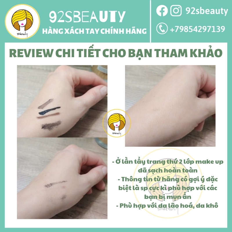 Tẩy trang Eveline Snail Ốc sên tẩy sạch dịu nhẹ, giữ ẩm cho da, tái tạo da