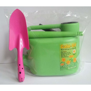  Combo bình tưới vòi sen 4 lít + xẻng làm vườn