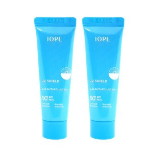 2 Chai Kem Chống Nắng IOPE UV SHIELD SUN ANTI-POLLUTION 10ml