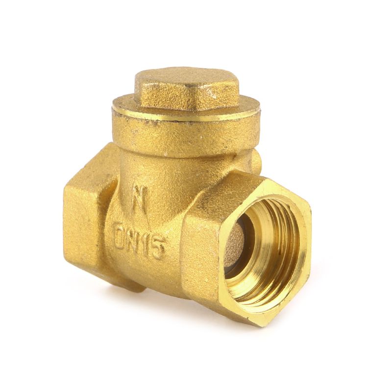 Van Kiểm Tra Đường Ngang Bằng Đồng Thau Màu Vàng 1 / 2 &quot;