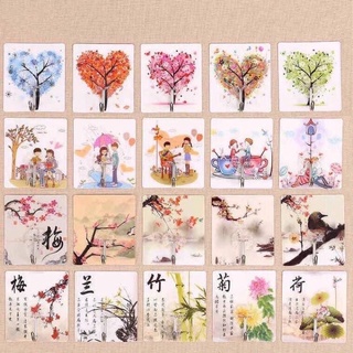 Set 10 móc dán tường 3d