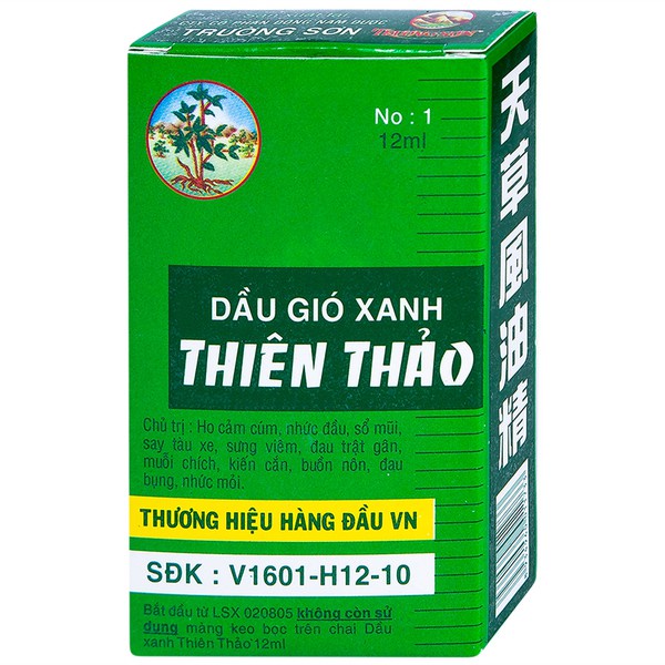 [lẻ 1 chai] DẦU GIÓ XANH THIÊN THẢO 12ML GIÁ TỐT