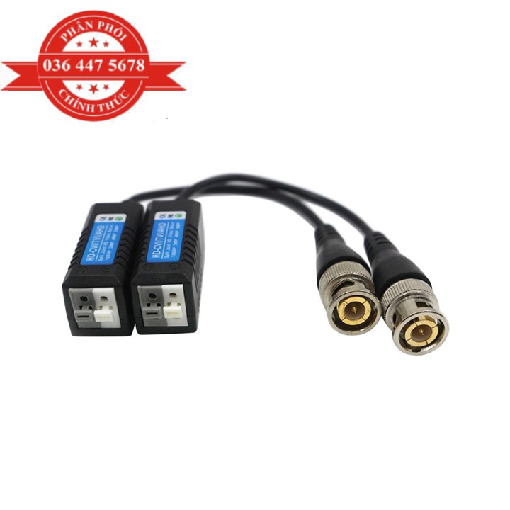 Video Balun 8MP Camera HD-TVI, HD-CVI & AHD - Hỗ Trợ Khoảng Cách Xa