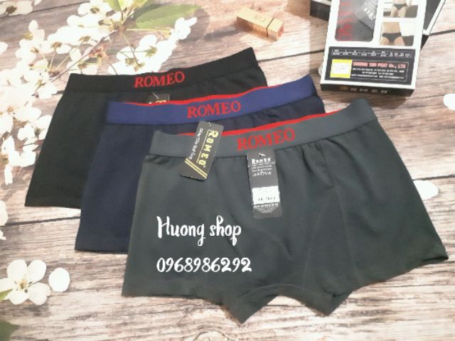 Quần sịp đùi cotton cao cấp ROMEO ( Mã RM_07)