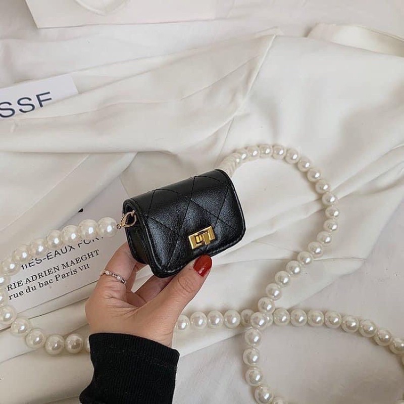 TÚI ĐEO CHÉO, Túi Dây Ngọc Mini Siêu Xinh