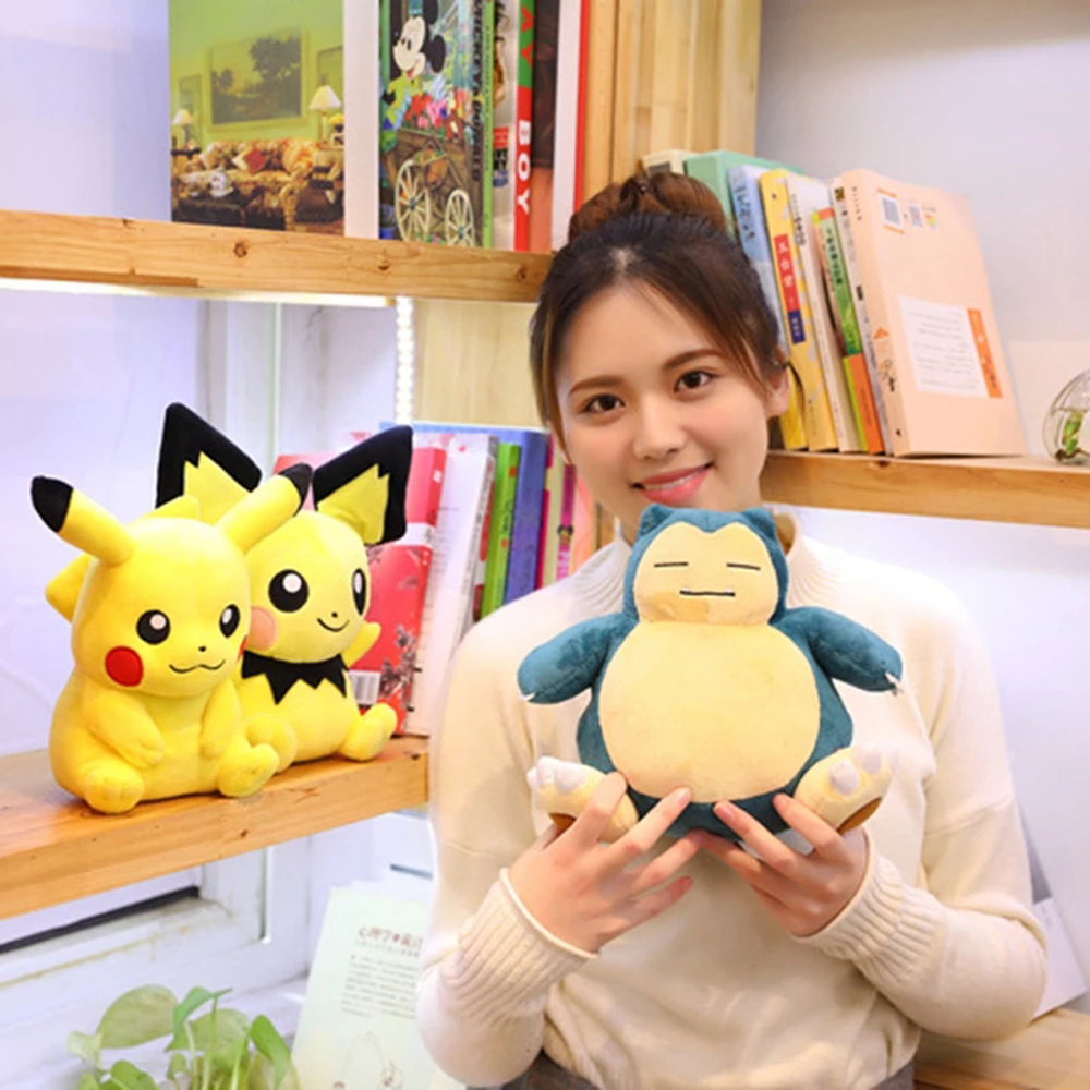 đồ chơi nhồi bông Hình Pikachu Dễ Thương