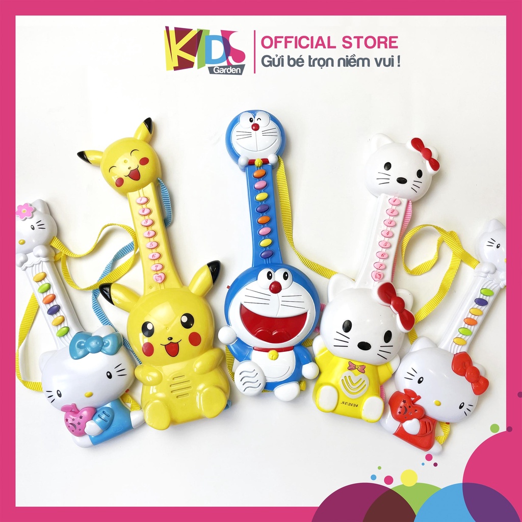 Đồ chơi âm nhạc cho bé đàn guitar cho trẻ nhạc thiếu nhi tiếng việt DCGD08 KIDS GARDEN