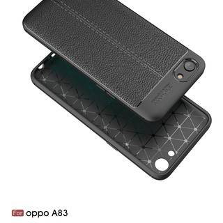 [Giá rẻ nhất ] Ốp lưng OPPO A83 silicon giả da Auto Focus