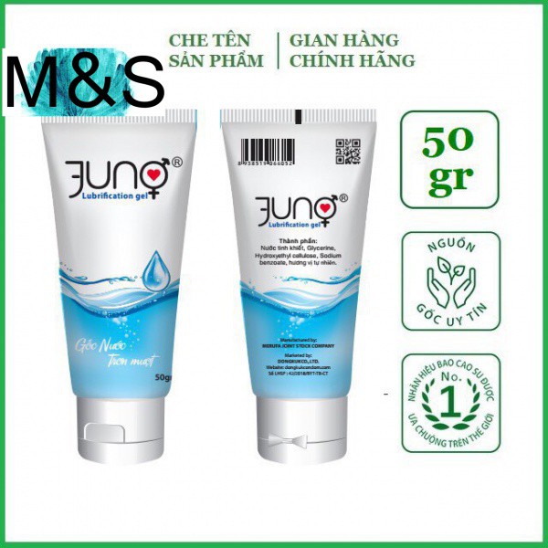 hàng trong kho   Bán sỉ  giá  đặc  biệt   Gel bôi trơn kéo dài thời gian Juno, tinh chất gốc nước an toàn, dùng cho nam 