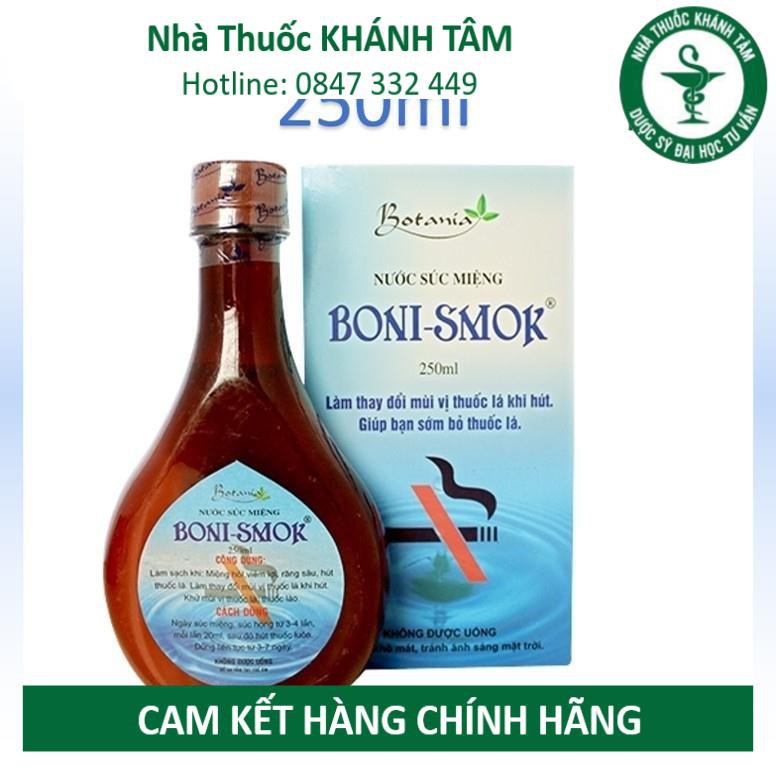 ! Nước súc miệng Boni Smok - Nước súc miệng cai thuốc lá [BoniSmok] ! !