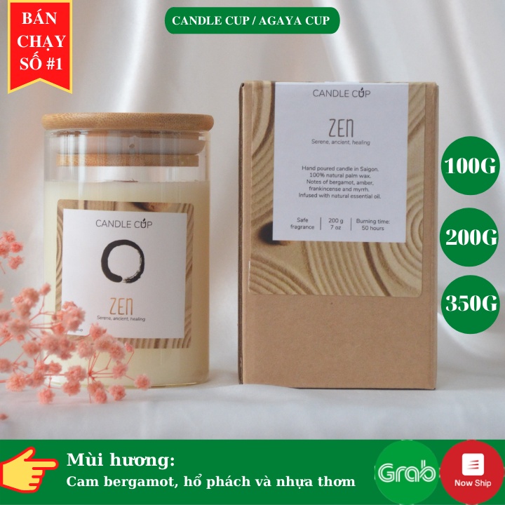 Nến thơm AGAYA Candle Cup - Mùi Zen