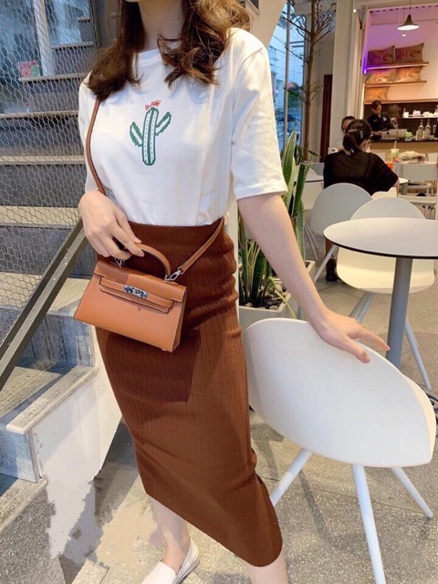 CHÂN VÁY LEN DÁNG LỠ XẺ SAU CÓ SẴN | BigBuy360 - bigbuy360.vn