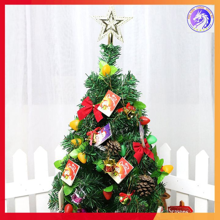 Cây thông noel mini để bàn 60cm full phụ kiện trang trí giáng sinh dễ thương