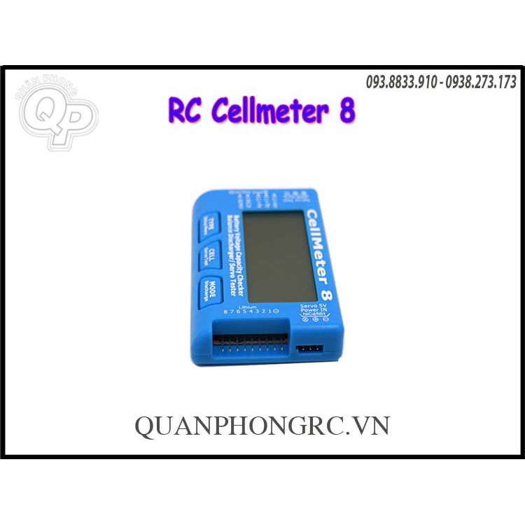 CellMeter 8 - Đo pin-Xả Pin-Test Servo - Test ESC