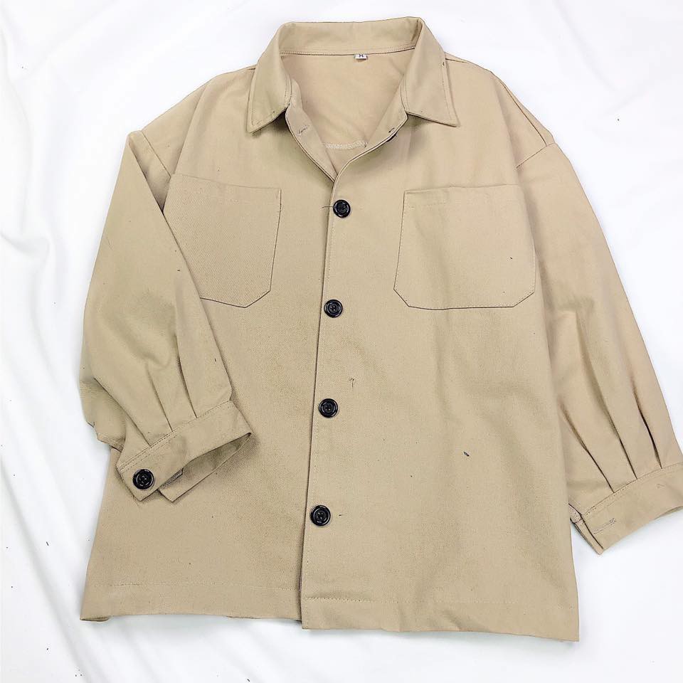 [Mã SKAMCLU7 giảm 10% tối đa 50K đơn 0Đ] Áo Khoác Kaki V3 | BigBuy360 - bigbuy360.vn