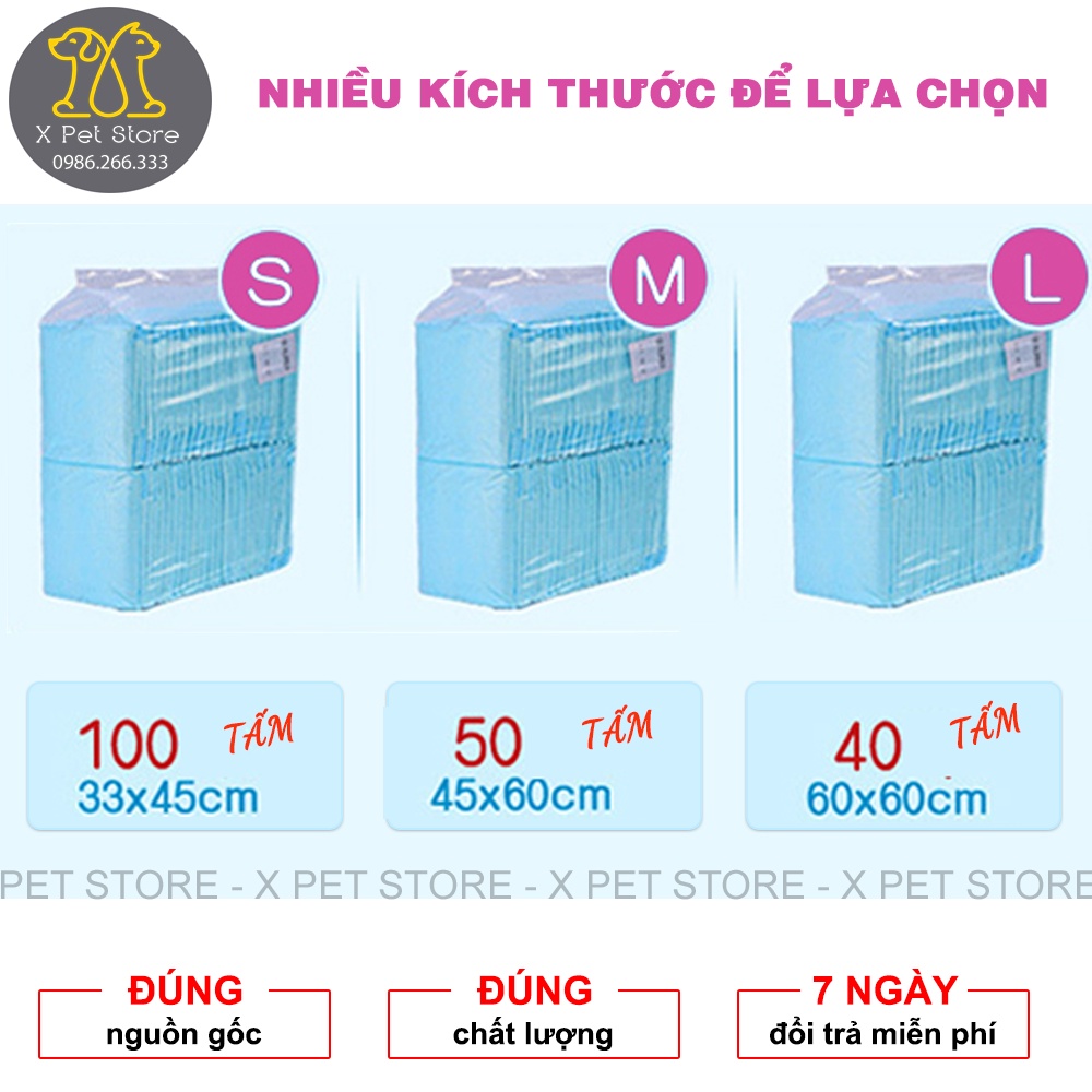 Tã Lót Chuồng Cho Chó Mèo, Tả Chó Siêu Thấm Hút, Loại Dày 1.4kg