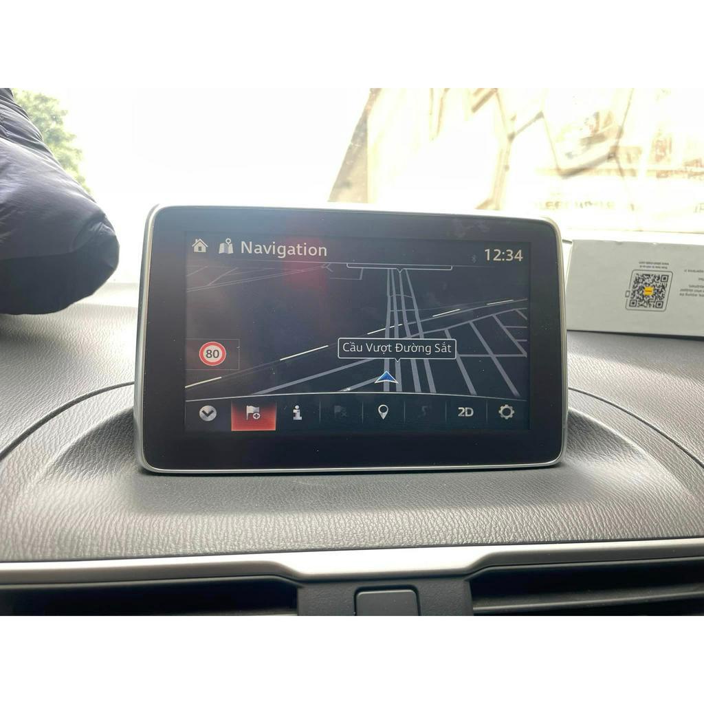 Thẻ bản đồ chính hãng xe Mazda - Loại dành cho màn hình 7 inch có cảm ứng, Bảo hành 1 năm