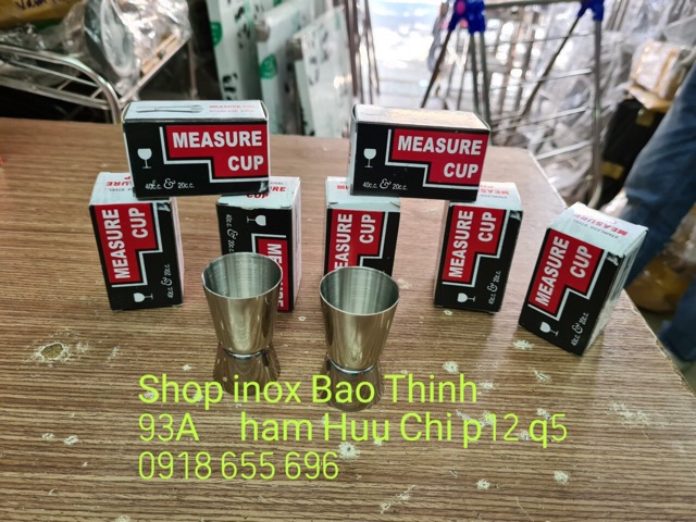 Chung đo lường inox (đủ size)