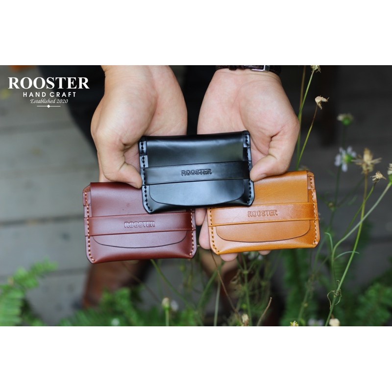 [Rooster Shoemaker] Ví da bò Cần Thơ. Ví nam thủ công Cần Thơ. Ví Mini HandCraft