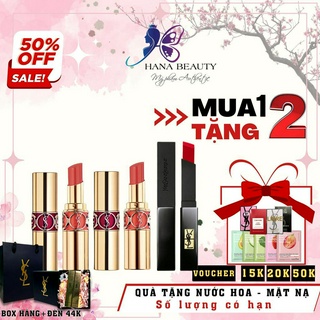 Son YSL Shine Rouge Voulupte Shine full size 3.2G, Son dưỡng YSL Hàng Chính Hãng