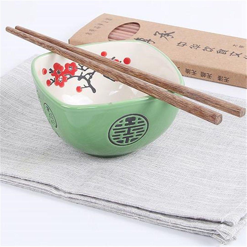 Set 10 Cặp Đũa Chống Trượt An Toàn Cho Nhà Hàng / Khách Sạn