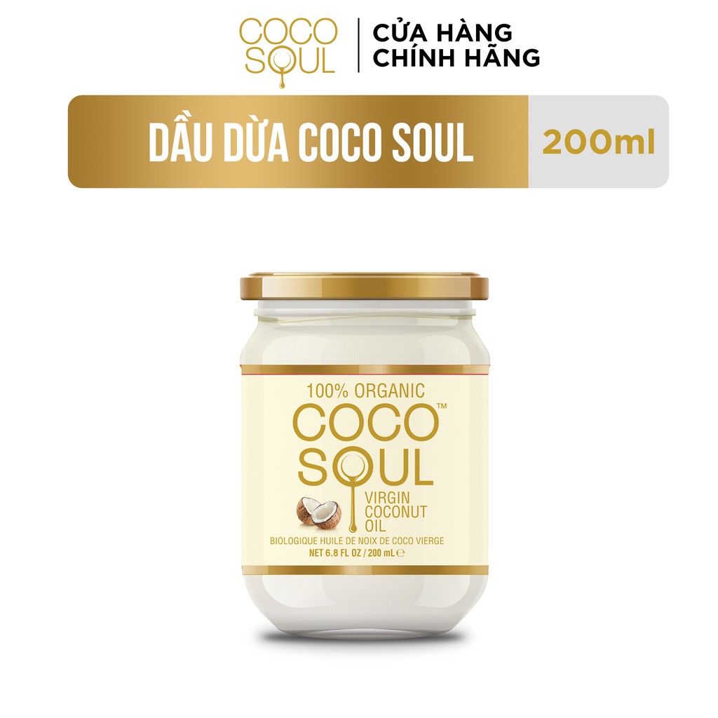 Dầu dừa Organic Thuận Phát 100% Nguyên Chất Coco Soul 200ml