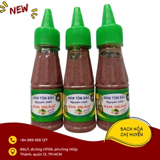 Mắm tôm bắc nguyên chất kim ngân chai nhỏ 90g