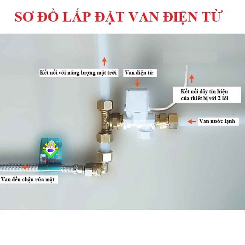 Van Điện Từ điều khiển đóng mở Lưu Lượng Nước DC12V-24V-AC220V Thường Đóng