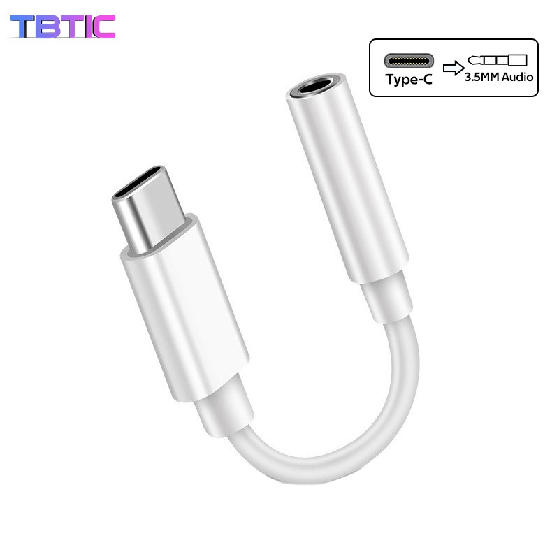 Cáp chuyển đổi âm thanh TBTIC type C sang 3.5mm cho Samsung / Xiaomi / Huawei tiện dụng