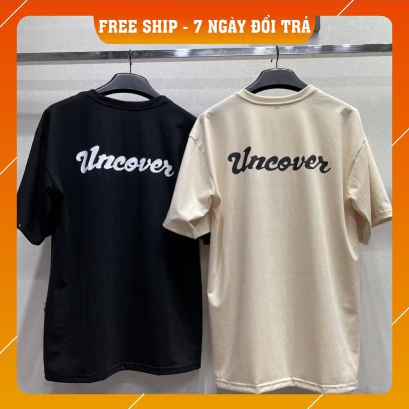 áo thun tay lỡ form rộng nam nữ uncover full tag | BigBuy360 - bigbuy360.vn