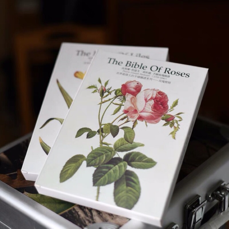 [Michi Art Store] Bưu thiếp postcard The Bible Of Roses, The Bible Of Lines của Pierre Joseph