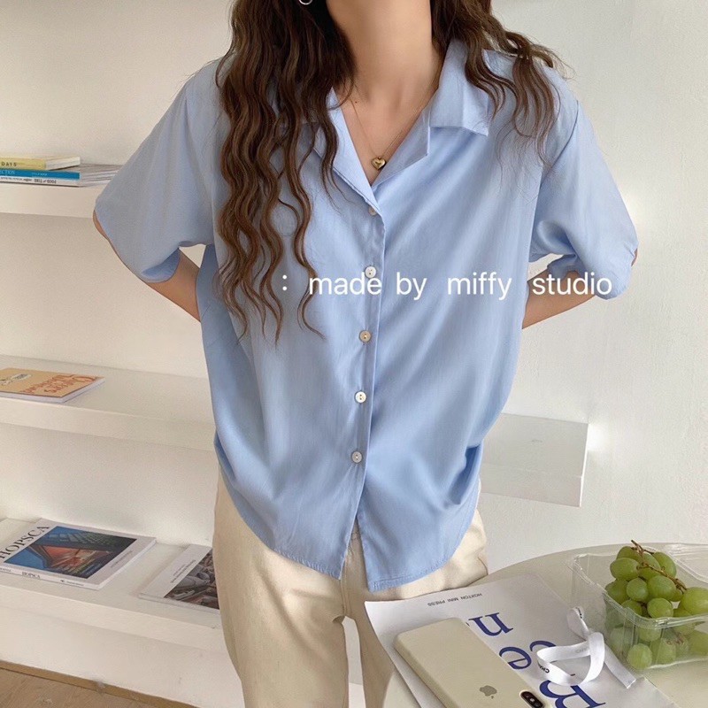 SƠ MI CỔ VEST CỘC TAY CHẤT SIÊU ĐẸP