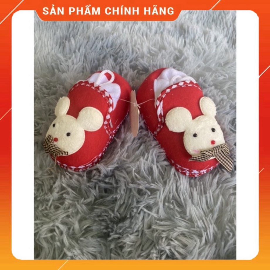 Giày sơ sinh Tập đi cho các bé từ 0-15 Tháng in hình cute dễ thương hàng Việt Nam Cam Kết Chất Lượng