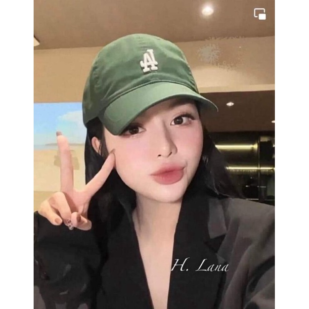 nón mũ kết lưỡi trai ny LA xanh hot hit