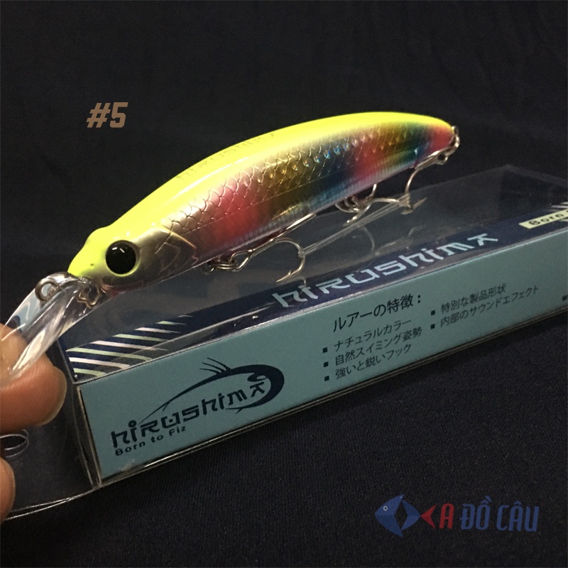 Mồi câu gành biển Minnow Hirushima Ronin 110