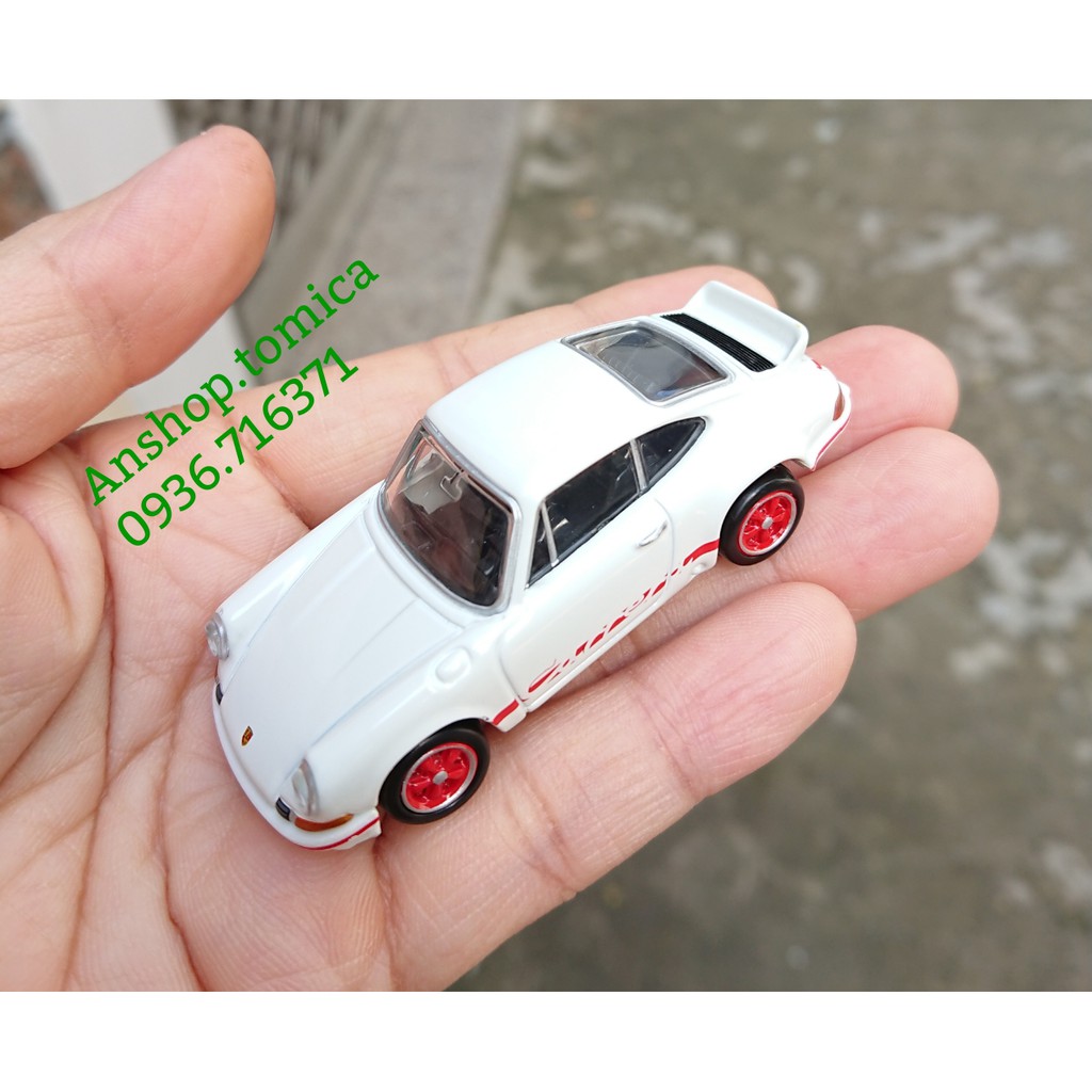 Mô hình xe Premium Porsche màu trắng tomica Nhật Bản